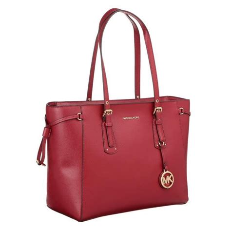 michael kors sac a main voyager brun bordeaux rouge pourpre|Sacs de créateur .